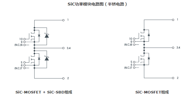 SIC功率模块电路图